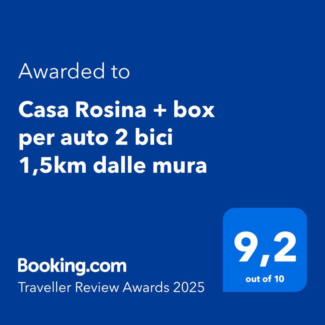Casa Rosina + Box Per Auto 2 Bici 1,5Km Dalle Mura Lucques Extérieur photo